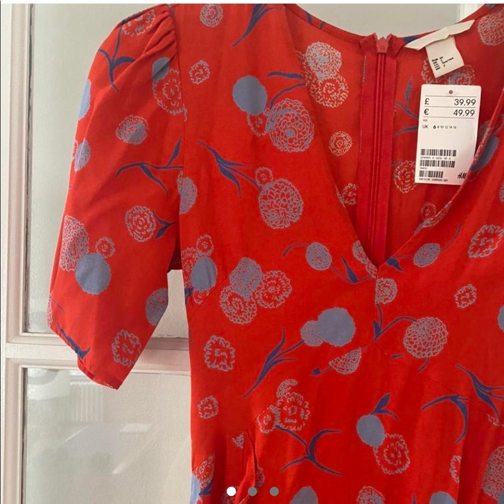 nwt h&m asymmetrical dress
